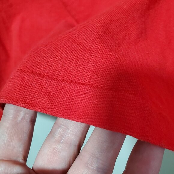 HANES Heavyweight Vintage Calgary Flames T-Shirt Woody Sports NHL Retro Men's XL - Picture 5 of 11